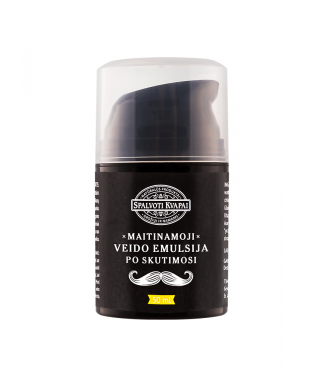 Maitinamoji veido emulsija po skutimosi